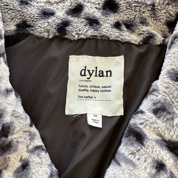 Dylan Faux Fur Leopard Vest - Picture 6 of 6